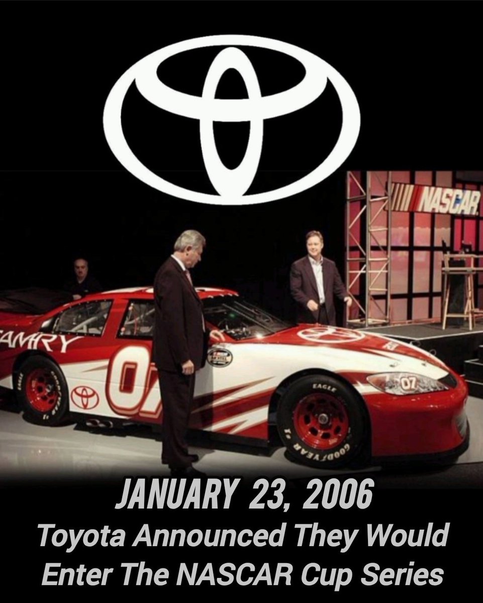 nascarman_rr's tweet image. On this date 20 years ago: Toyota announced they would enter the NASCAR Cup series

Since then, Toyota has won 203 Cup races and three manufacturers' championships