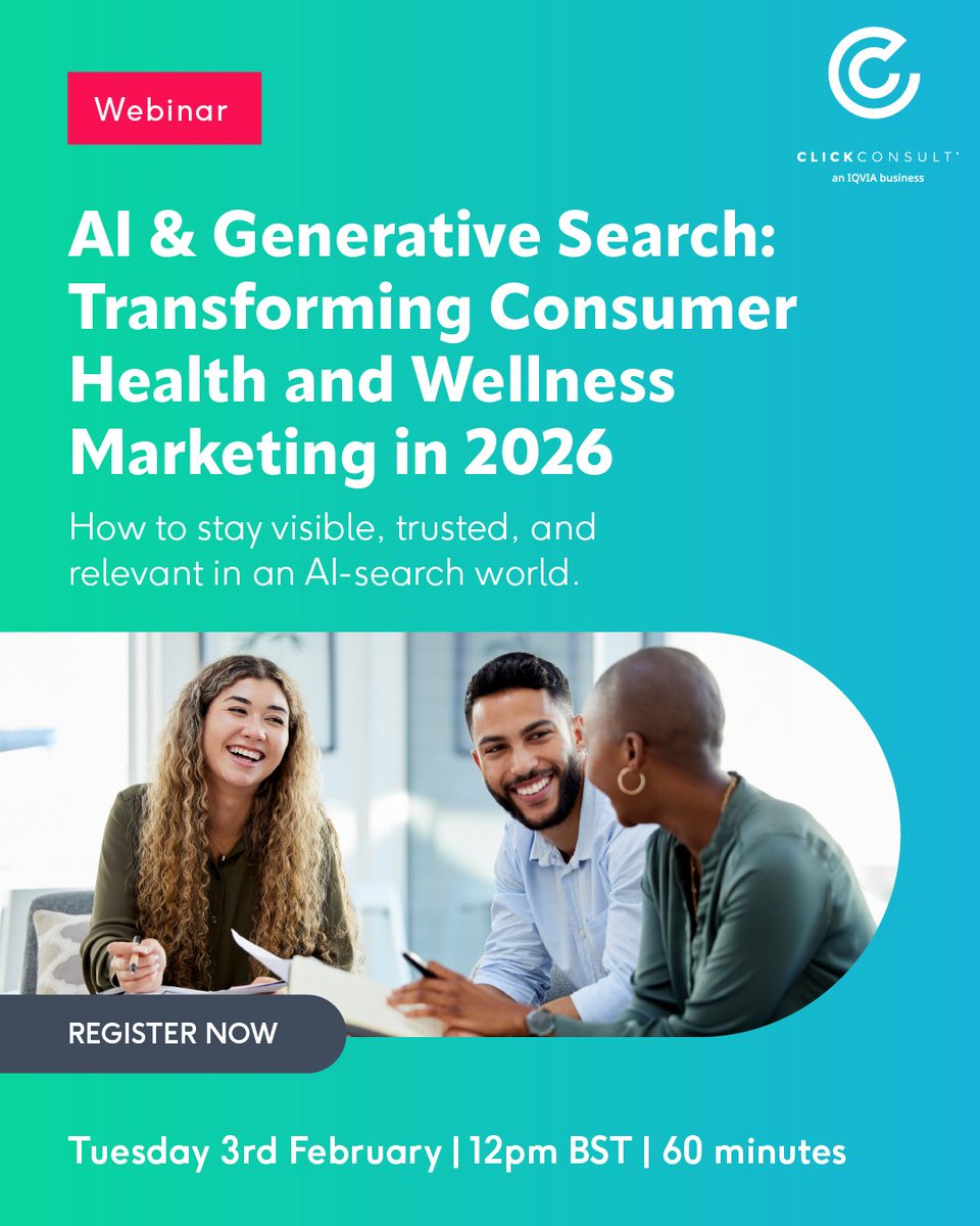 Click Consult, an IQVIA business tweet media