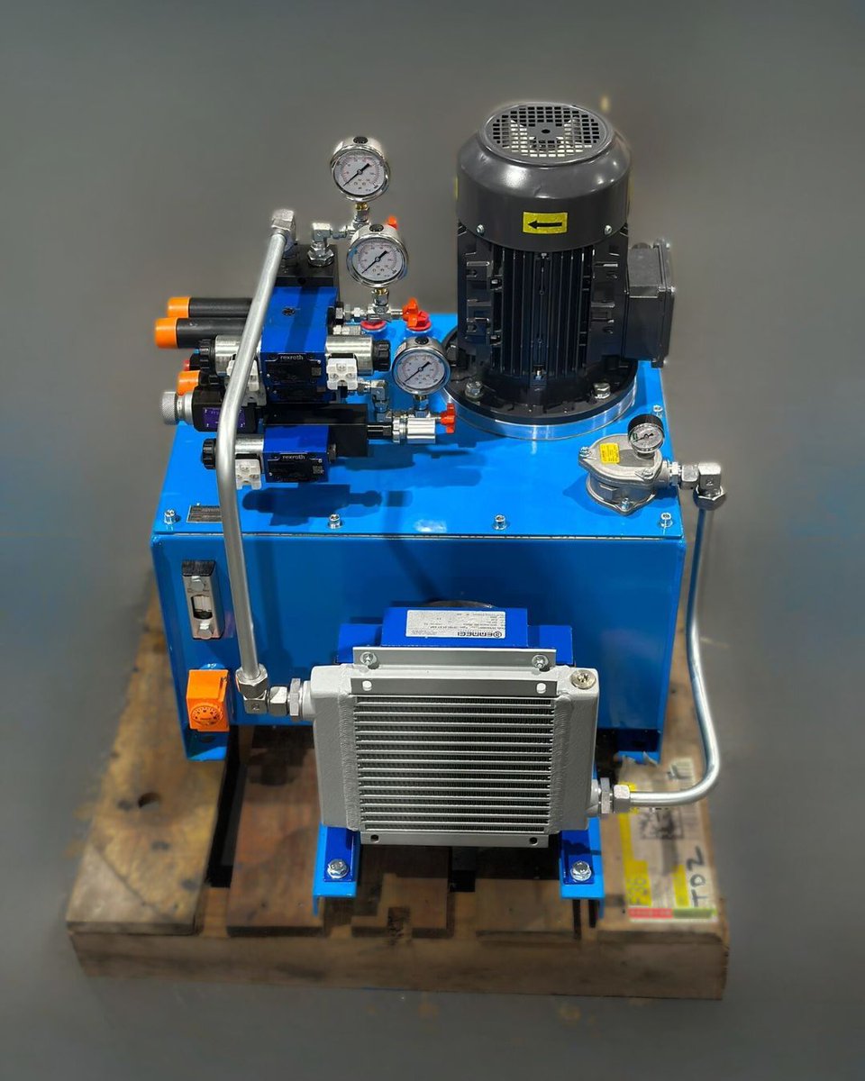 We have all your hydraulic solutions covered. Designed and manufactured in-house at our sister company Neilson Hydraulics - 3kW fixed HPU with multistation Cetop 3 manifold. Comes with air blast cooler, return line filtration, 3 adjustable pressure outputs on the working ports.