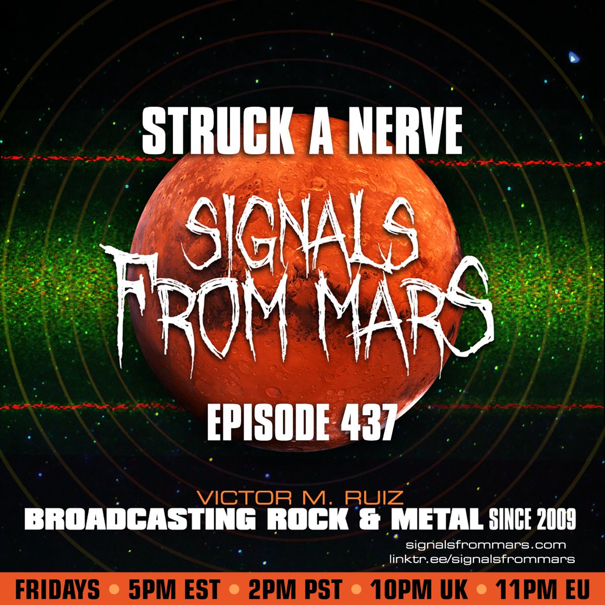vmr907's tweet image. 🎸 Signals From Mars – Episode 437
Modern thrash metal with Struck A Nerve 🤘
 signalsfrommars.com/struck-a-nerve/
#SignalsFromMars #ThrashMetal #MetalPodcast