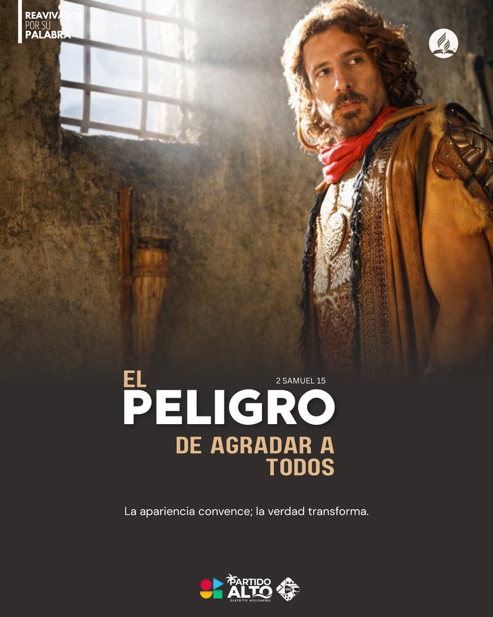 Melbin77's tweet photo. Absalón agradó al pueblo y traicionó el propósito de Dios.
👉 Cuando el deseo de aprobación guía el liderazgo, el final siempre es división. #Integridad #HazloReal
#2Samuel15
#PrimeroDios #rpsp #rbhw #ÉnfasisEspirituales https://t.co/7cisa4kiHA