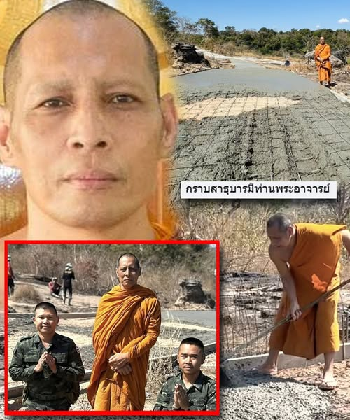 100 เมตรสุดท้ายจากเส้นทางลาดตระเวนสุดโหด สู่ถนนคอนกรีตยุทธศาสตร์เชื่อมใจชายแดนพระวิหาร