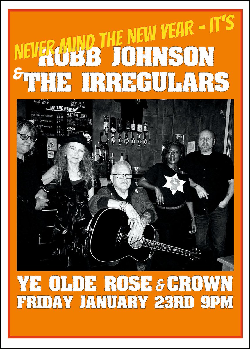 AfroFaerie's tweet photo. Woohoo!! First gig of the year and we're back @roseandcrownpub.e17 @robbjohnsonofficial @sianallenmusic @kdrum2 #TheRealJohnForrester 
Kicking off at 9pm TONIGHT!! Free entry ❣️ https://t.co/kUDzWj00ZC