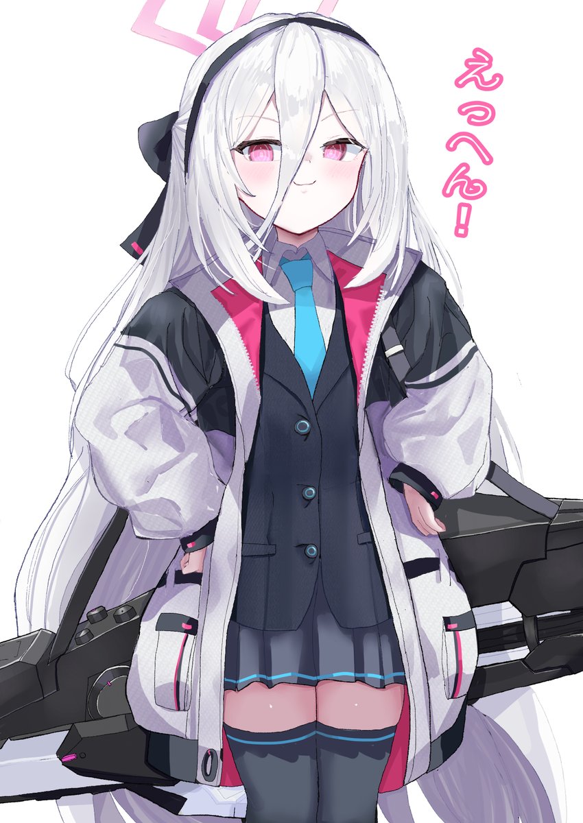 #ブルアカ #Bluearchive  ケイ描いた  えっへん! 