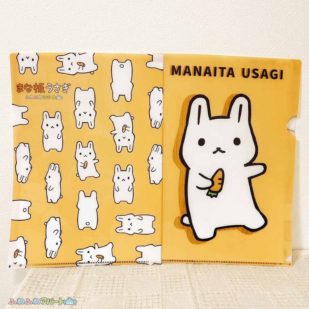 うさみさま専用ページ 新作その2🐰 まな板うさぎのB5クリアファイル！ キャラクター単体で