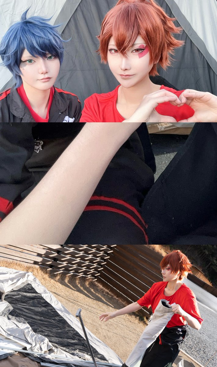 yomo0v0's tweet image. [ twst cos / Vargas camp ]
[ ❤️ / ♠️ ]

※タップ推奨

♠️:桜もち
❤️:よもぎもち

#VISON