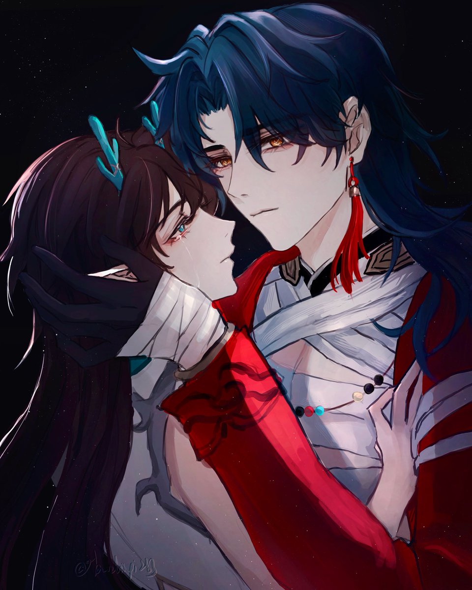 ruin5170's tweet image. “I will keep you this time，
don‘t cry.”
#Renheng #刃丹 #刃恒