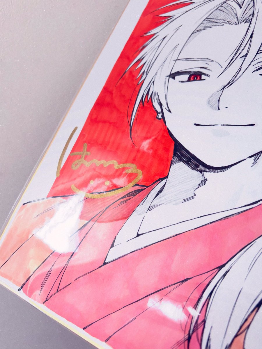 とらのあなさんの企画で色紙を描き下ろしました〜💖🐅