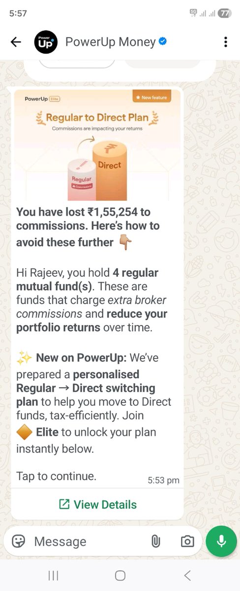 nitishmfadvisor's tweet photo. @SEBI_updates @SEBI_India 
@amfiindia Please look into the matter how these types of apps can mislead to normal investors of the distributors by sending this kind of information.Please take strict action.They shouldn't be allowed at any cost.@NileshShah68 FYI only https://t.co/mbr8O2YboS