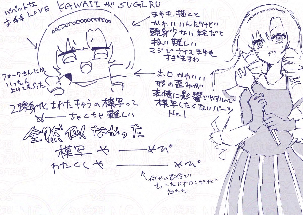 グッズのサロメ嬢が可愛すぎて思わず研究し始めた 