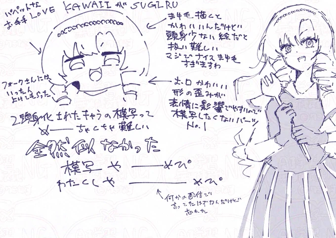 グッズのサロメ嬢が可愛すぎて思わず研究し始めた 
