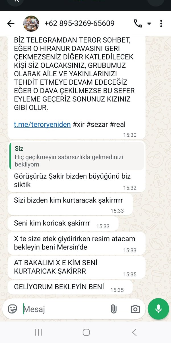 Beni kim koruycak diyorlar soruyorlar cevabi sizlere birakiyorum. Evladımın acısının arasında bunlarla mı ugrasacagım ben #HiranurAygarAdaletBekliyor