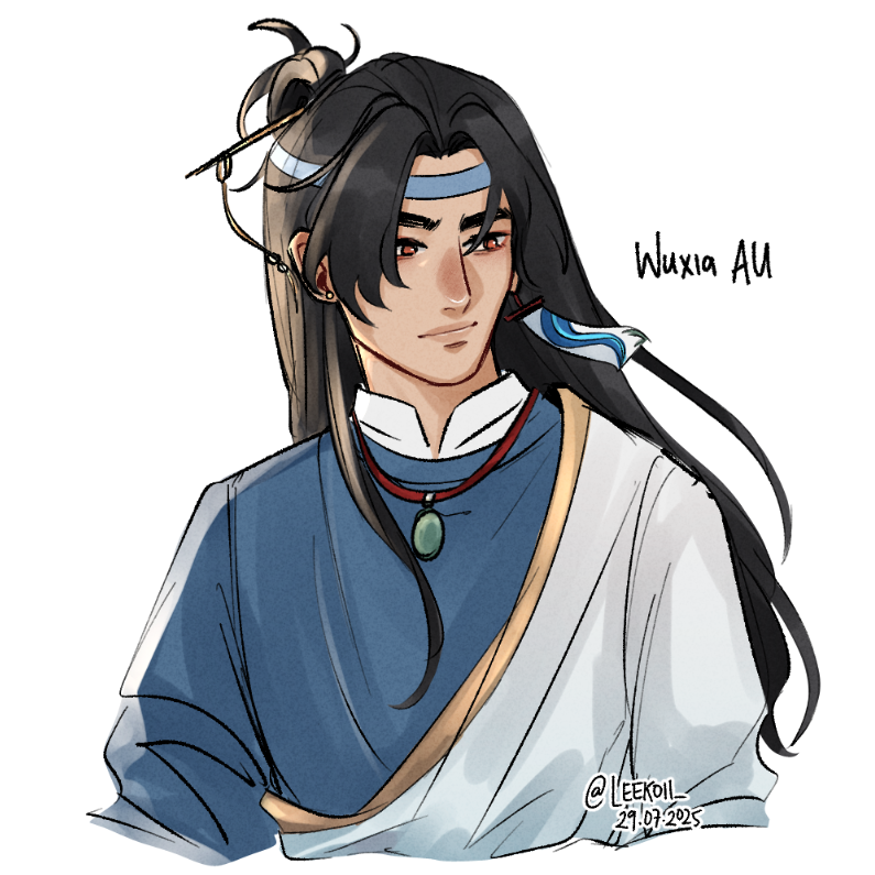 leekoii_'s tweet image. wait lowkey i was cooking with this long hair for wuyang