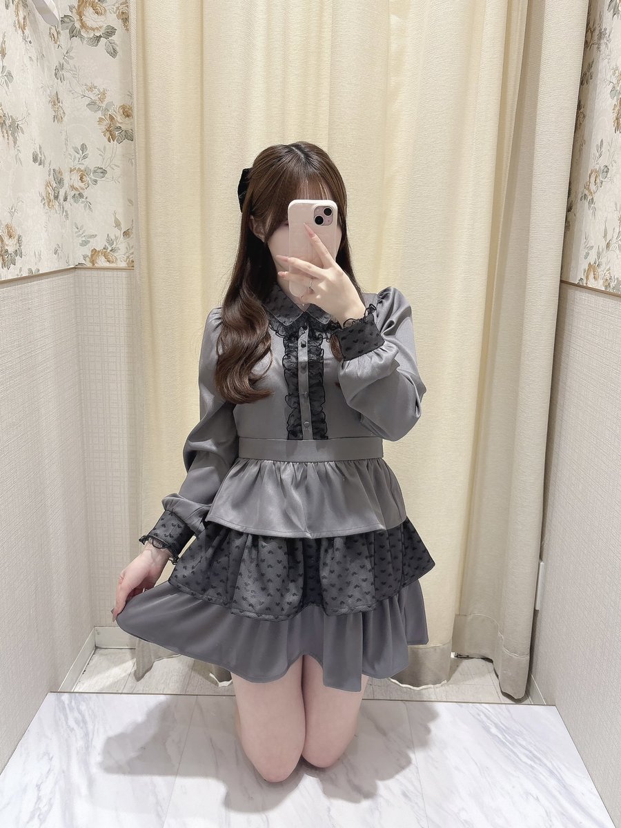 横浜店 𝑐𝑜𝑚𝑖𝑛𝑔 𝑠𝑜𝑜𝑛🍨🎀 ハートレースティアードOP color