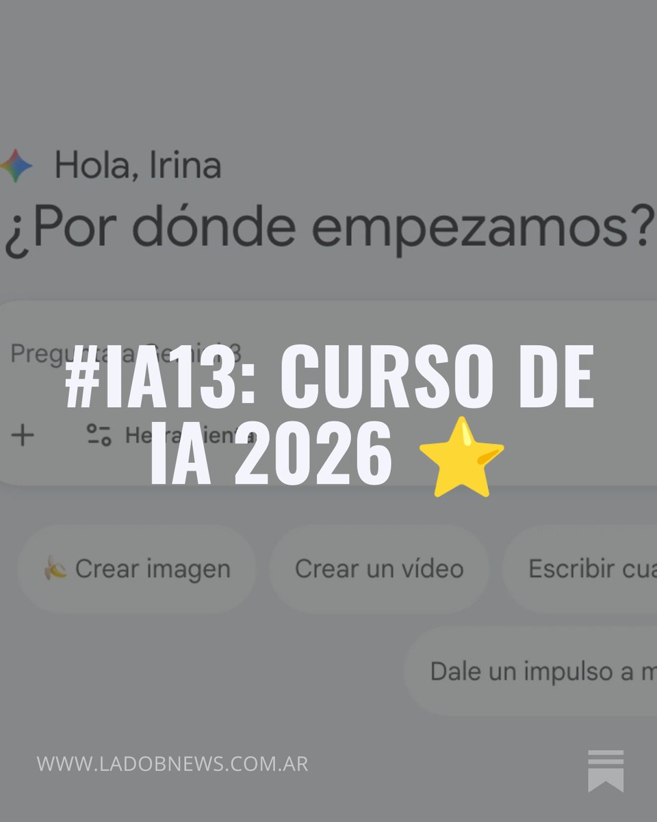 Curso de IA 2026 ⭐️ Nueva edición del curso de Inteligencia Artificial para suscriptores. En esta ocasión, un recorrido por todas las funciones de Gemini: cómo hacer un Gem, un flyer, una imagen, un video y una presentación, entre otros tips.