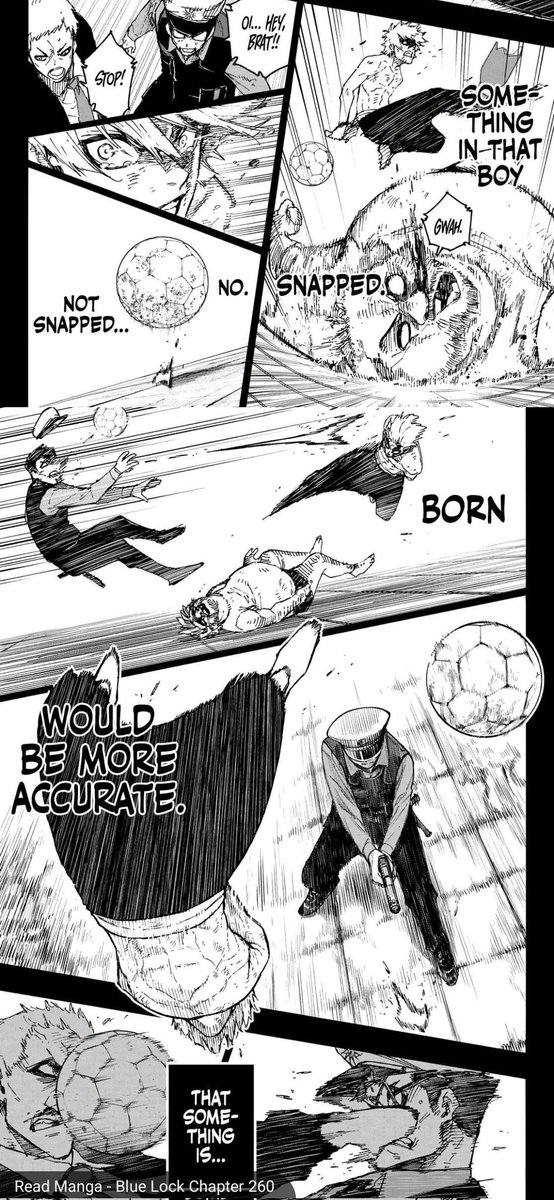 DN1o1's tweet photo. @nessiichu Isagi did score the final goal but he wouldnt stand a chance againts 7 police officers with just a ball like the goat https://t.co/MyHPw7NSgb