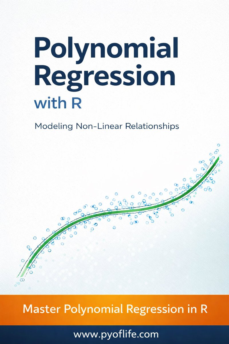 Parajulisaroj16's tweet photo. 📌📚Struggling with non-linear relationships in your data?
This eBook will help you move beyond straight lines and build powerful polynomial regression models in R with clarity and confidence. https://t.co/ZqSFse4ZoH

#RStats #DataScience #Statistics #RegressionAnalysis #dataviz https://t.co/0FoY6SGlbF