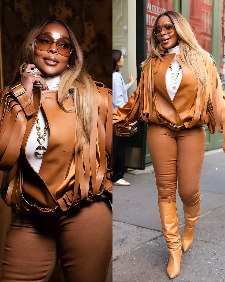 Jabz_CFC's tweet image. 55 year old Mary J. Blige stuns in new photos. 🤎