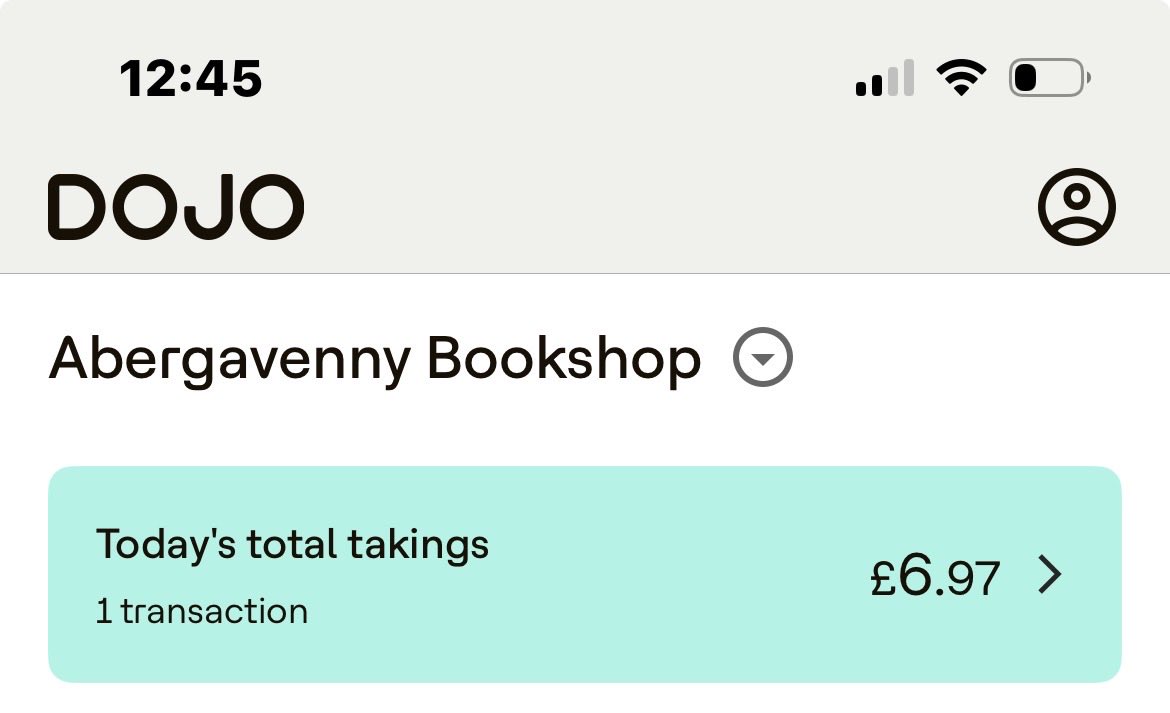 Bookishcrick's tweet image. Well that’s one down in Abergavenny!