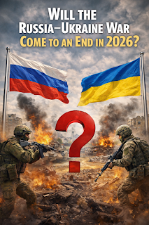 USATrendVibes's tweet photo. Will the Russia–Ukraine War end in 2026? Peace could be possible, but ongoing clashes and unresolved disputes make it uncertain. Analysts say negotiations and battlefield shifts are key. #RussiaUkraineWar #Peace2026 #ConflictUpdate https://t.co/V5HHGRfGX1 https://t.co/uSKGdlMQ8Y