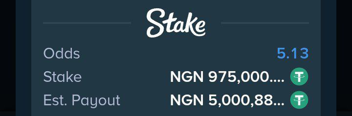 Kingsolomon_Jnr's tweet photo. STAKE COMBO 

🔽5 ODDS COMBO 
https://t.co/Ix3VRAQrz8

🖱REGISTER ON STAKE ⬇️⬇️
https://t.co/1lUMt39tNo

Use KINGJNR as promo code to get 200% welcome bonus up to $2K Dollars. https://t.co/YheOx5wPfq