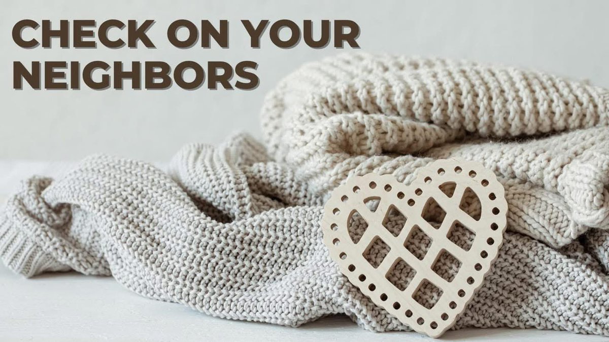 SCEMD's tweet image. Winter weather is headed our way. Take a moment to check in on your neighbors, especially older adults or anyone who might need a little extra support. A quick call or knock can go a long way in helping everyone stay safe and prepared.

#SCWX #ColdWeatherCare