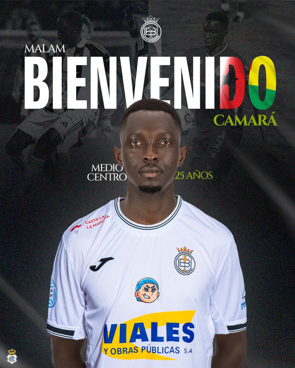 elprimerfichaje's tweet image. 🚨OFICIAL | CONQUENSE🚨

☑️ Fichaje #SegundaFederacion 

✍️ La @UBConquense hace oficial el fichaje de MALAM CAMARÁ

ℹ️ Mediocentro de 25 años 

🛡️ Procedente del Recreativo de Huelva

Foto: UB Conquense