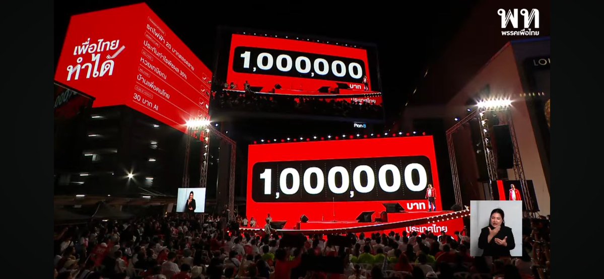 mxnkitt's tweet image. เปิดนโยบายใหม่เพื่อไทย แจกคนละ 1,000,000 บาท 9 คน/วัน แบ่งเป็น 5 กลุ่ม

- กลุ่มเกษตรกร 1 คน
- กลุ่มอาสาสมัครเพื่อสังคม 1 คน
- กลุ่มผู้สูงอายุ 1 คน
- กลุ่มผู้ยื่นภาษีเงินได้ 1 คน
- กลุ่มคนทั่วไปที่จับจ่ายใช้สอยแบบมีใบเสร็จ 5 คน