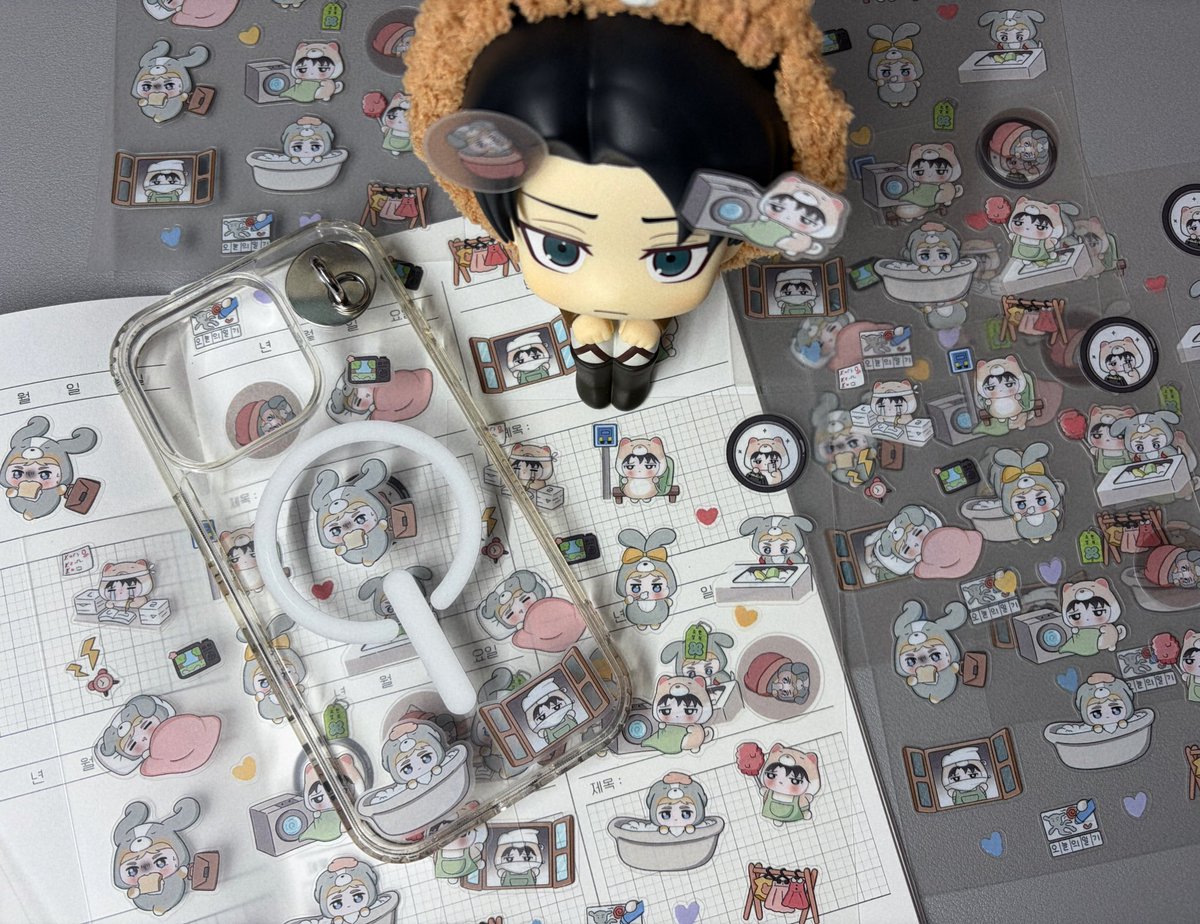 likePAPIERU's tweet image. 일상 스티커 최종 🐶💖