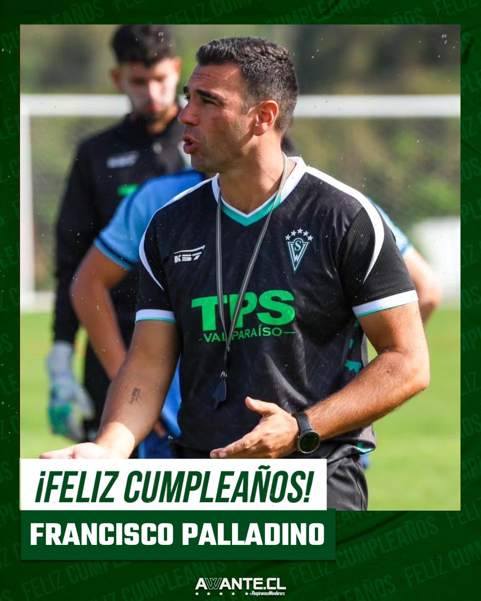 Saludamos en su cumpleaños al técnico caturro, Francisco Palladino🇳🇬 ¡Muchas felicidades, profe!🎂💚