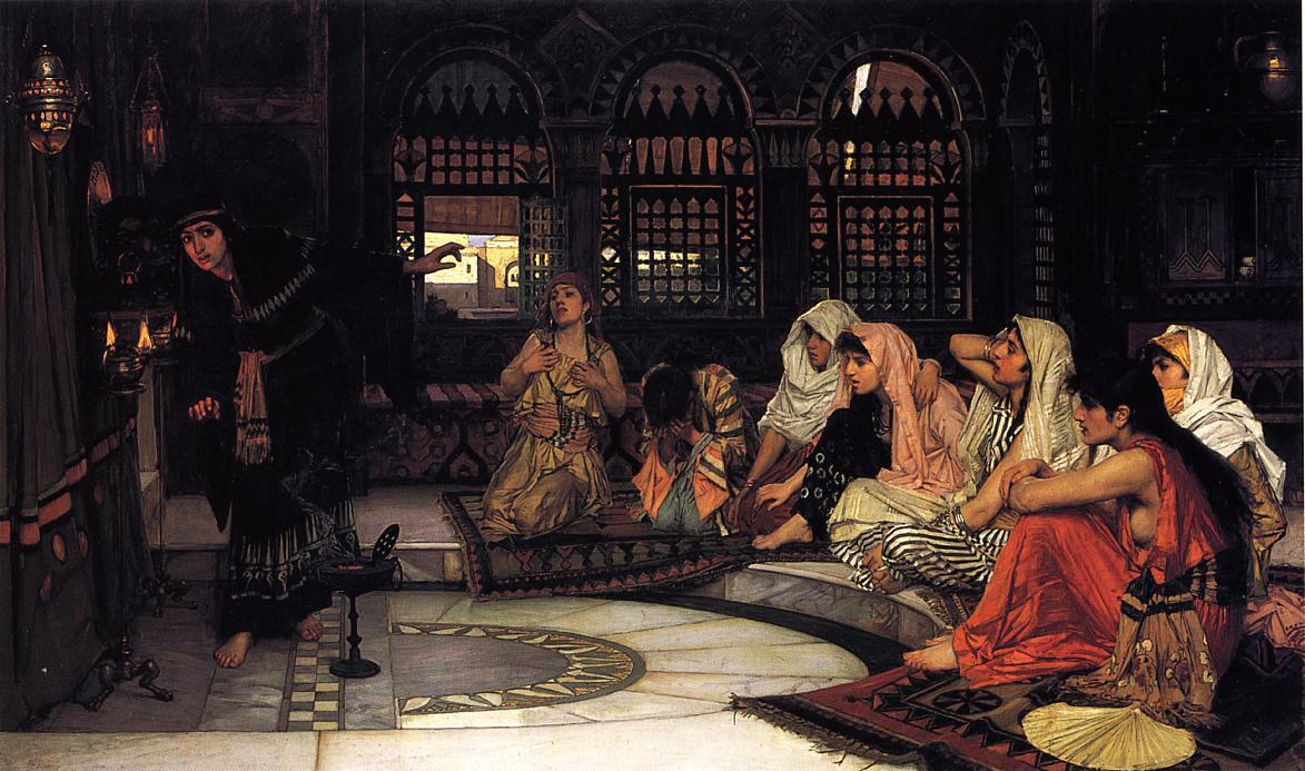 waterhouse_art's tweet image. Consulting the Oracle #artbots #waterhouse