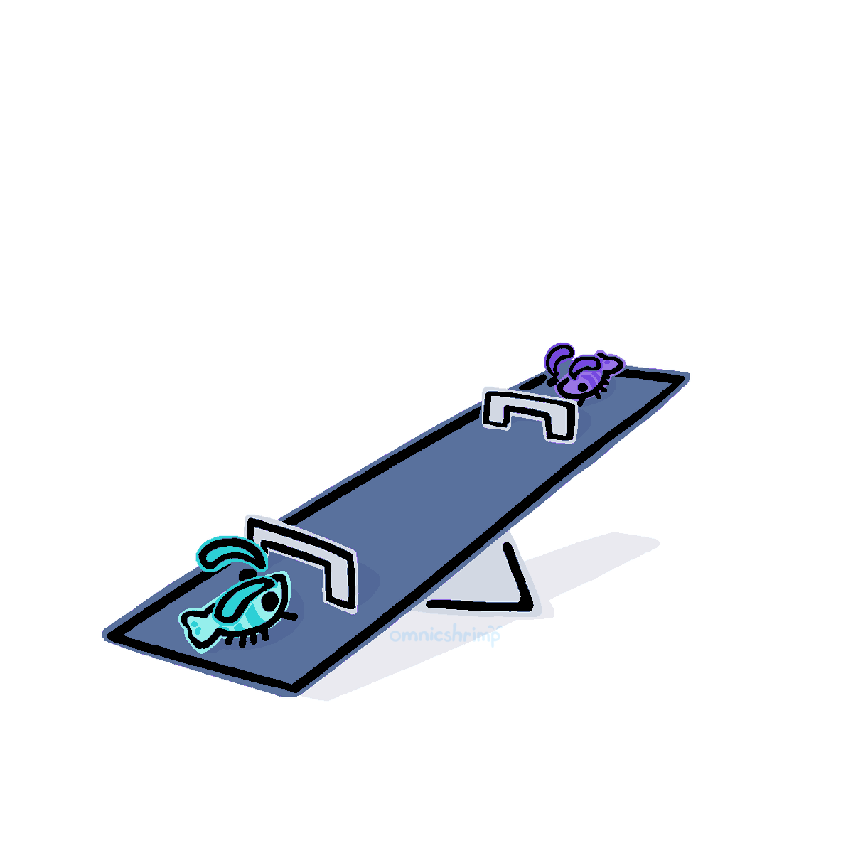 They can't even move the seesaw