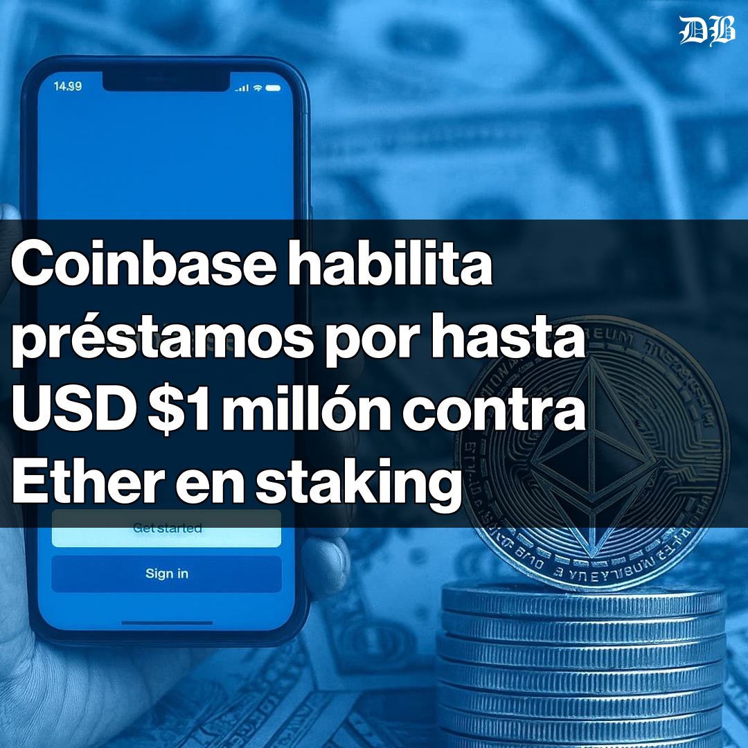 🚨 Coinbase lanza préstamos de hasta USD $1 millón usando cbETH como  garantía Los usuarios pueden acceder a liquidez sin retirar su ETH en  staking Esta innovación busca ampliar la utilidad del