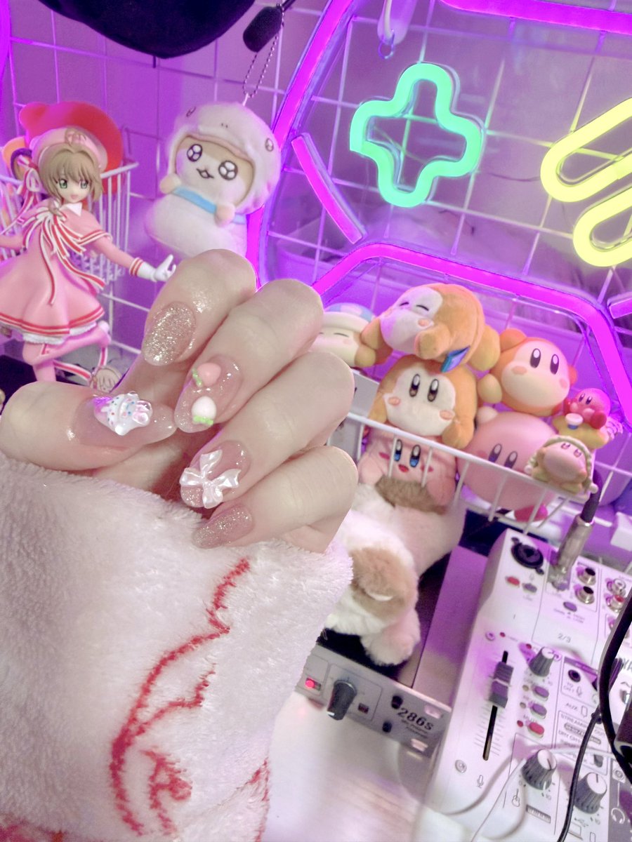 うにゃ♡ページ　ネイルパーツ ❤️🩵‎🤍 おNewﾈｲﾙ Thank u ·̩͙꒰ঌ @nailsgogoshinjuku ໒꒱·̩͙