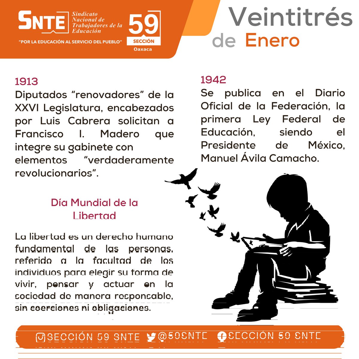 #UnDíaComoHoy pero de 1942, se publica en el Diario Oficial de la Federación, la primera Ley Federal de Educación, siendo el Presidente de México, Manuel Ávila Camacho. 

Buen viernes ✨