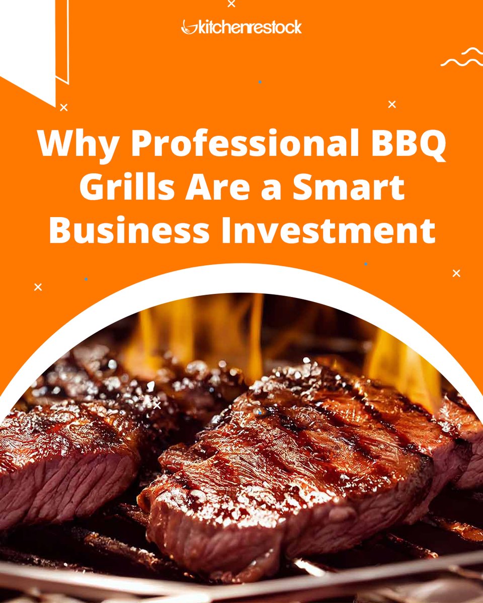 A commercial BBQ grill is not just equipment. It is a long term investment for your kitchen. With proper maintenance, pro grade grills can last 7 to 15 years. 👉 Find your best restaurant equipment here: bit.ly/3ApJZJ6
