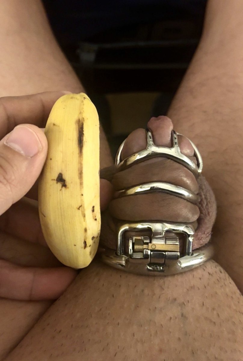 stagtocuck's tweet image. She asked "does it hurt being locked?"

I said "not really"

She said "good, because you're staying that way"

I got hard.

3 inches of hard doesn't move much in a cage.

She noticed.

She laughed.

#chastity #sph #locked #cuck #beta