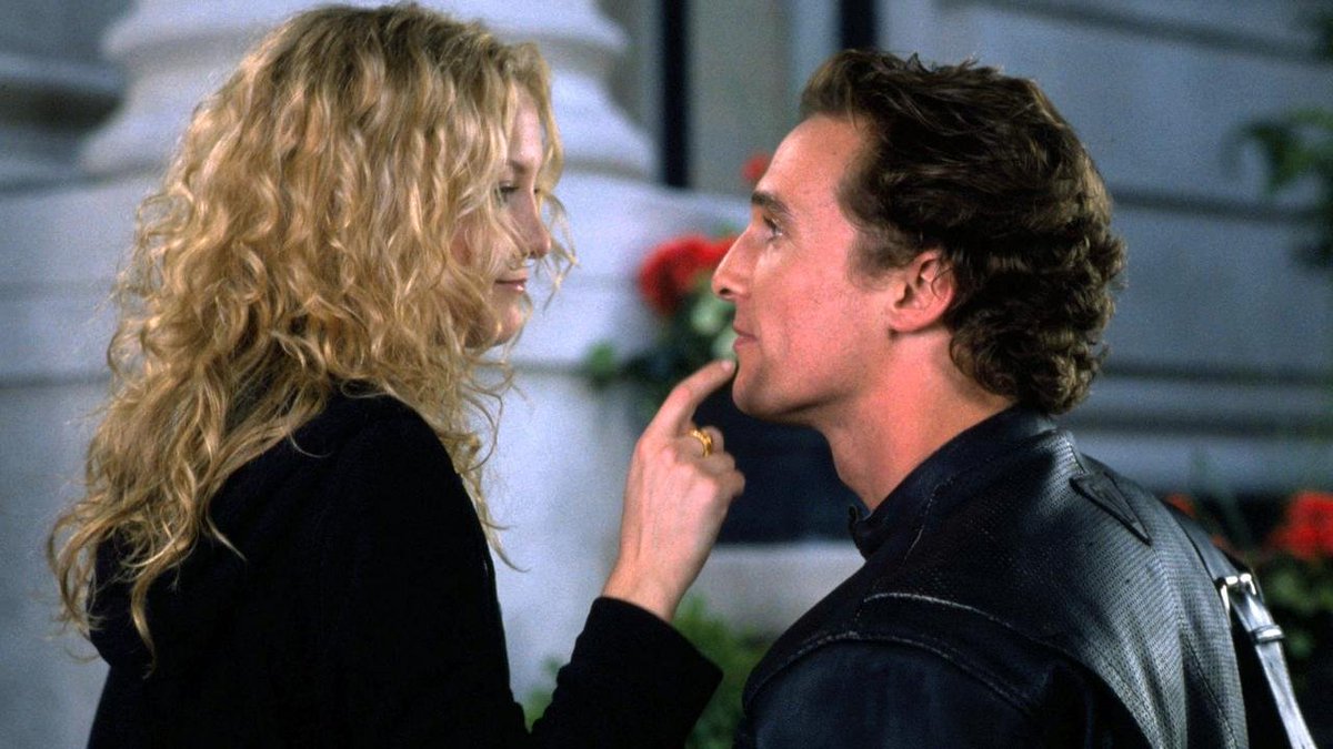 cinevow's tweet image. Kate Hudson and Matthew McConaughey in How to Lose a Guy in 10 Days, 2003