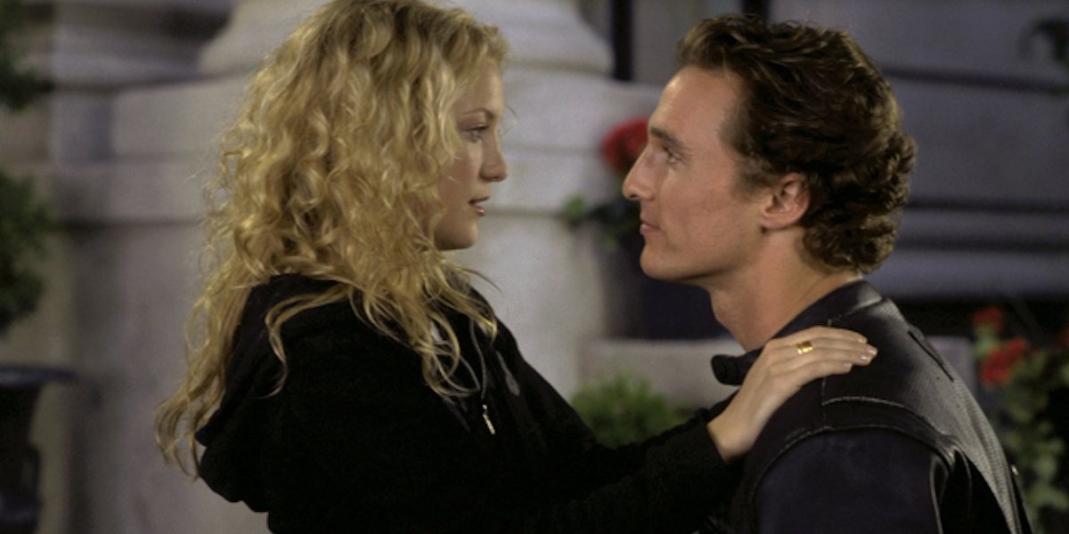 cinevow's tweet image. Kate Hudson and Matthew McConaughey in How to Lose a Guy in 10 Days, 2003