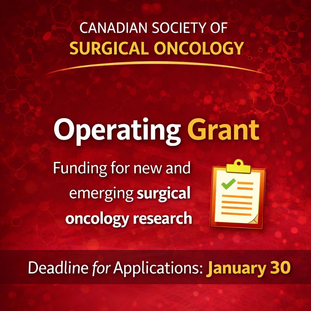 Canadian Society of Surgical Oncology tweet media