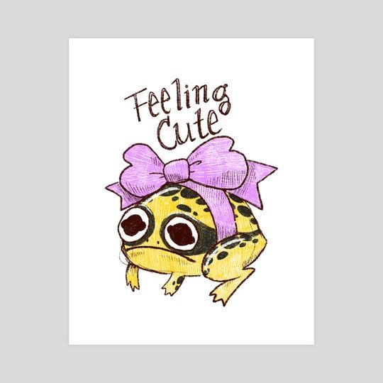 "Feeling Cute" by @maibbit

 Print available at inprnt.com/gallery/maibbi…