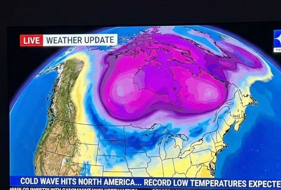latestinspace's tweet image. NEWS 🚨: This weekend, Ontario will be one of the coldest places ON EARTH, with temps as low as -50°C (-58°F)