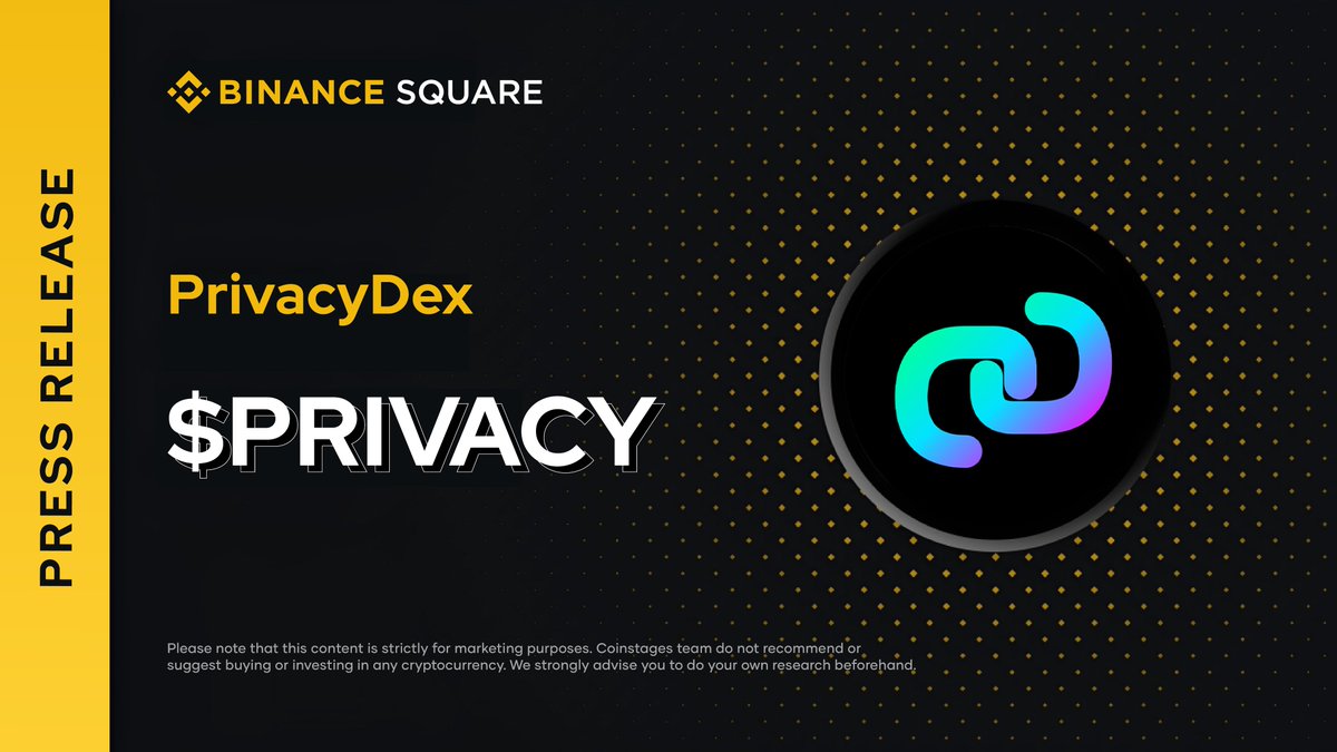 PrivacyDex's tweet image. PrivacyDex has been featured on Binance Square 🔥

Big moment for the PrivacyDex community 🔒

binance.com/en/square/post…