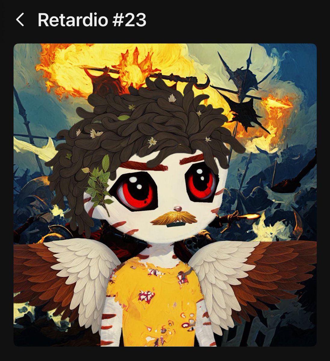 Retardioangel's tweet photo. Grab your #RETARDIO 🤡 

And get the chance to win this one #23 for FREE 🎁

Link 🔗 https://t.co/xixfBzcl5j

#RetardioAngels #SolanaNFT #NFTdrop https://t.co/6MDa51TGNQ