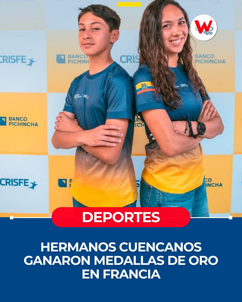 Los hermanos cuencanos Juana y Emmanuel Barzallo ya celebran triunfos fuera del país. Ambos ganaron medallas de oro en el Brenn’Triman, en #Francia, confirmando que el #triatlón ecuatoriano tiene nuevas promesas. 

Fuente: Primicias
