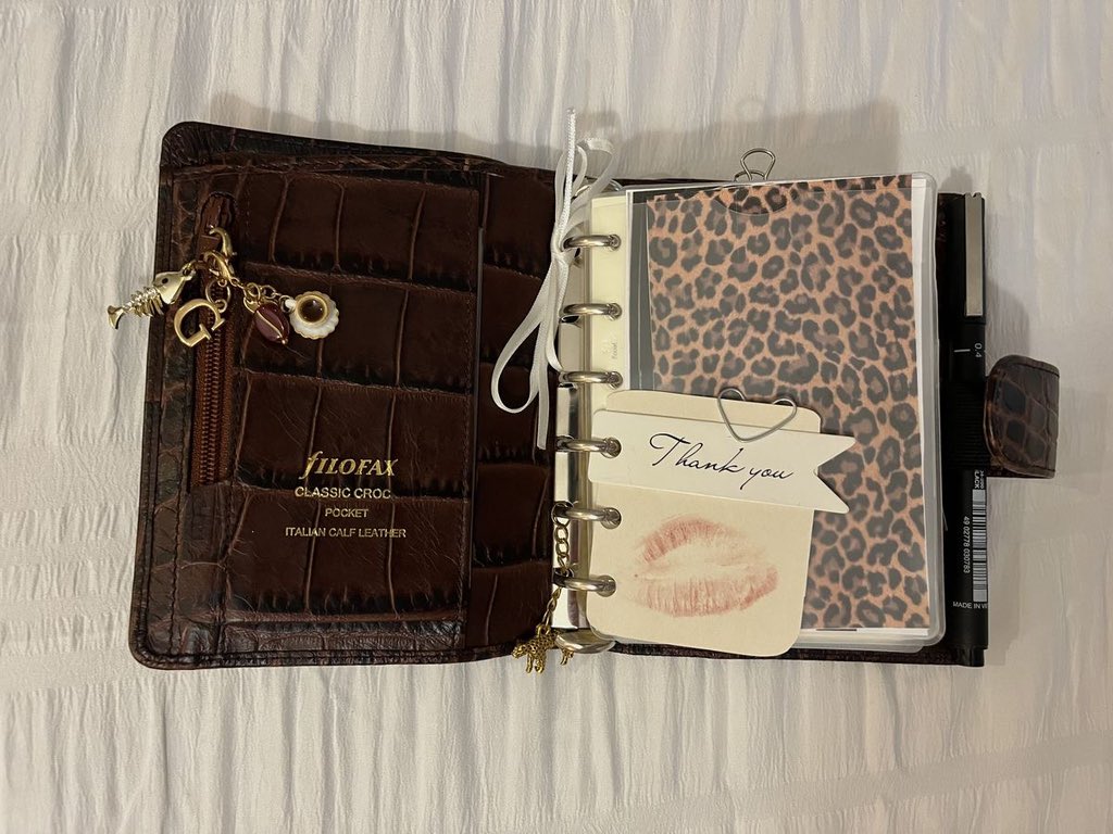 croc filofax