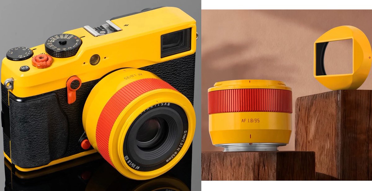 Fujirumors's tweet photo. TTArtisan AF 35mm F1.8 Ⅱ Orange-Oop Limited Edition Launched
https://t.co/KqJGEp6Dks https://t.co/rY3tww3GcM