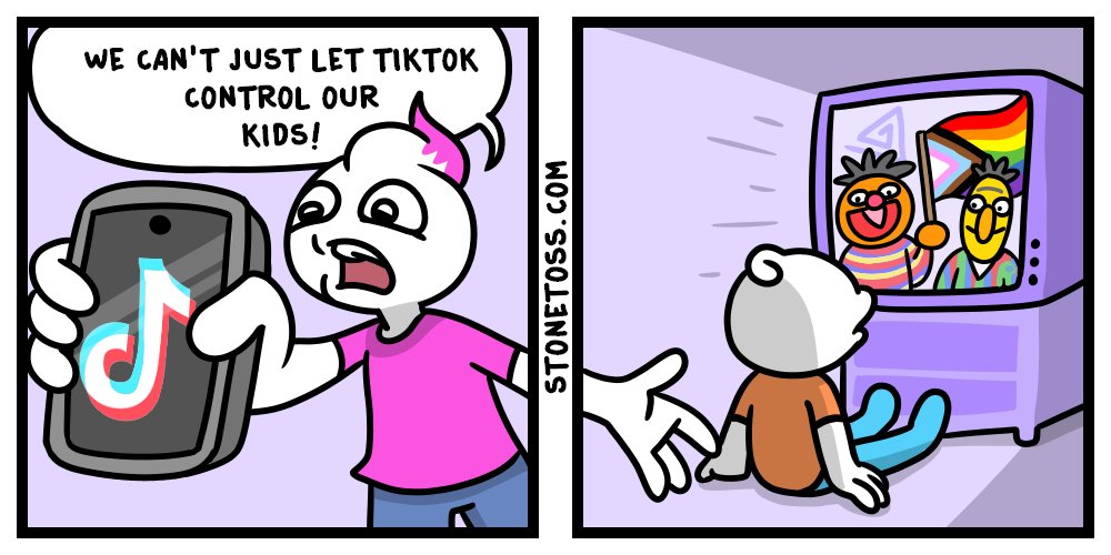 Stone tossers tweet media