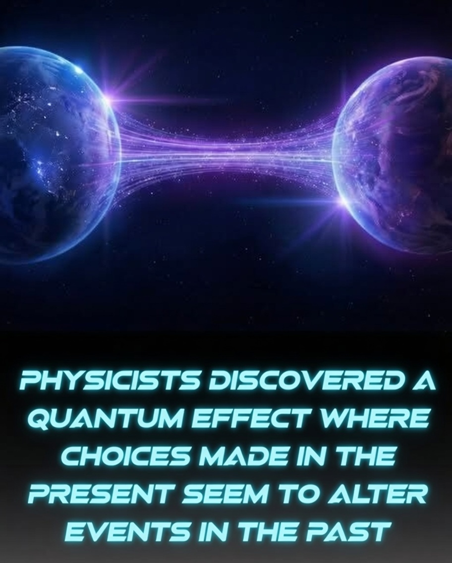 Quantum physics is turning our understanding of time upside down…

It reveals that choices we make right now can retroactively influence how particles behaved in the past.

At the subatomic scale, reality follows rules that completely defy everyday intuition. This phenomenon,