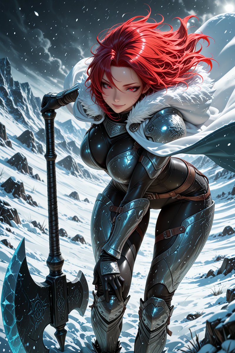 Hent_Ai_Queen's tweet photo. Happy Friday everyone! ❤️‍🔥❄️

((SFW Illustration, no nudity)) https://t.co/xjW14lyAYY